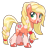 Size: 896x916 | Tagged: safe, artist:mlpartblossom, imported from derpibooru, applejack, pony, leak, spoiler:g5, applejack (g5 concept leak), applejack (g5), blaze (coat marking), braid, braided tail, coat markings, facial markings, female, flower, flower in hair, flower in tail, g5, g5 concept leak style, g5 concept leaks, raised hoof, simple background, socks (coat marking), socks (coat markings), solo, transparent background, unshorn fetlocks