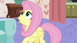 Size: 1280x720 | Tagged: safe, imported from derpibooru, screencap, fluttershy, pony, discordant harmony, female, mare, solo