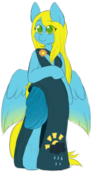 Size: 1181x2240 | Tagged: safe, artist:toods, imported from derpibooru, oc, oc only, anthro, pegasus, clothes, dress, female, gala, gala dress, mare, simple background, solo, transparent background