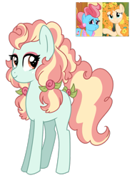 Size: 739x1000 | Tagged: safe, artist:pandemiamichi, artist:s1nb0y, imported from derpibooru, cup cake, pear butter, oc, oc only, earth pony, pony, buttercake, eyeshadow, female, infidelity, lesbian, magical lesbian spawn, makeup, mare, offspring, parent:cup cake, parent:pear butter, parents:buttercake, shipping, simple background, solo, transparent background