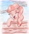 Size: 2316x2706 | Tagged: safe, artist:40kponyguy, derpibooru exclusive, imported from derpibooru, pinkie pie, earth pony, pony, 30 minute art challenge, cloud, ear fluff, eyes closed, female, fence, happy, laughing, solo, traditional art