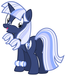 Size: 5728x6674 | Tagged: safe, artist:estories, imported from derpibooru, oc, oc only, oc:silverlay, original species, pony, unicorn, absurd resolution, butt, female, mare, plot, silverbum, simple background, solo, transparent background, umbra pony, vector