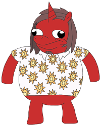 Size: 1601x1998 | Tagged: safe, artist:supahdonarudo, imported from derpibooru, oc, oc only, oc:ironyoshi, crossover, knuckles the echidna, meme, simple background, solo, sonic the hedgehog (series), transparent background, ugandan knuckles, wat