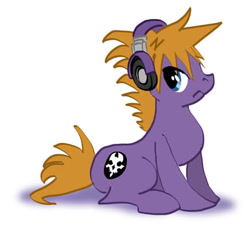 Size: 436x398 | Tagged: safe, artist:lynxgriffin, imported from derpibooru, earth pony, pony, headphones, male, ponified, sakuraba neku, stallion, the world ends with you, twewy