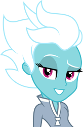 Size: 1000x1520 | Tagged: safe, artist:cloudy glow, artist:cloudyglow, imported from derpibooru, fleetfoot, equestria girls, bedroom eyes, clothes, equestria girls-ified, female, hoodie, looking at you, simple background, smiling, solo, transparent background, warmup suit