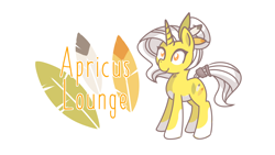 Size: 1920x1080 | Tagged: safe, artist:sugar morning, imported from derpibooru, oc, oc only, oc:apricus lounge, pony, unicorn, cute, feather, female, hairdress, mare, ponies, simple background, solo, standing, sweet