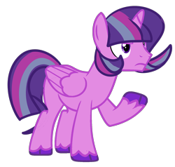 Size: 1354x1287 | Tagged: safe, artist:unicorn-mutual, imported from derpibooru, oc, oc only, alicorn, pony, magical lesbian spawn, male, offspring, parent:starlight glimmer, parent:twilight sparkle, parents:twistarlight, solo, stallion