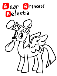 Size: 364x485 | Tagged: safe, artist:bigrigs, imported from derpibooru, twilight sparkle, alicorn, pony, dear princess celestia, female, mare, meme, monochrome, simple background, snapchat filter, solo, spread wings, thot, tongue out, twilight sparkle (alicorn), wat, white background, wings, 🅱