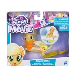 Size: 1500x1500 | Tagged: safe, imported from derpibooru, applejack, my little pony: the movie, box, fashion style, irl, official, photo, simple background, toy, white background