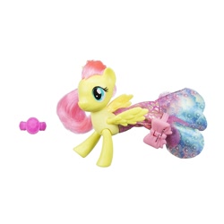 Size: 1500x1500 | Tagged: safe, imported from derpibooru, fluttershy, seapony (g4), my little pony: the movie, clothes, dress, fashion style, irl, official, photo, seaponified, seapony fluttershy, simple background, solo, species swap, toy, white background