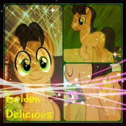 Size: 2132x2132 | Tagged: safe, artist:krazykari, edit, edited screencap, imported from derpibooru, screencap, golden delicious, spike, dragon, apple family member, collage