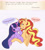 Size: 2700x2977 | Tagged: safe, artist:overlordneon, imported from derpibooru, sunset shimmer, twilight sparkle, alicorn, pony, alicornified, cute, dialogue, duo, female, i'm pancake, lesbian, mare, older, older sunset, older twilight, older twilight sparkle (alicorn), one eye closed, princess twilight 2.0, race swap, shimmerbetes, shimmercorn, shipping, smiling, sunsetsparkle, twiabetes, twilight sparkle (alicorn), ultimate twilight