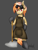 Size: 2400x3200 | Tagged: safe, artist:milkychocoberry, imported from derpibooru, oc, oc only, oc:milky chocoberry, pony, blacksmith, blank flank, clothes, female, gloves, goggles, hammer, mare, simple background, solo