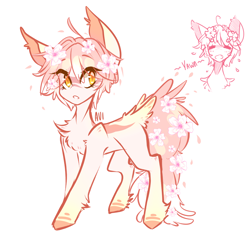 Size: 2836x2818 | Tagged: safe, artist:avimod, imported from derpibooru, oc, oc only, earth pony, pony, chest fluff, flower, flower in hair, flower in tail, fluffy, solo, yawn