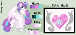 Size: 1926x904 | Tagged: safe, artist:ipandacakes, imported from derpibooru, princess flurry heart, pony, female, older, older flurry heart, reference sheet, solo