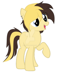 Size: 1024x1249 | Tagged: safe, artist:magicdarkart, imported from derpibooru, oc, oc only, earth pony, pony, female, mare, simple background, solo, transparent background, watermark