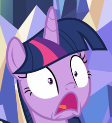 Size: 369x404 | Tagged: safe, imported from derpibooru, screencap, twilight sparkle, alicorn, pony, a royal problem, cropped, d:, faic, female, open mouth, solo, twilight sparkle (alicorn)