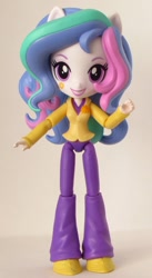 Size: 644x1175 | Tagged: safe, artist:whatthehell!?, imported from derpibooru, princess celestia, equestria girls, blazer, clothes, doll, equestria girls minis, hair, irl, jacket, pants, photo, principal celestia, shoes, toy