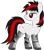 Size: 800x908 | Tagged: safe, artist:littlestarwanderer, imported from derpibooru, oc, oc only, oc:blackjack, cyborg, pony, unicorn, fallout equestria, fallout equestria: project horizons, amputee, cyber legs, cybernetic legs, female, level 2 (project horizons), lidded eyes, mare, simple background, solo, transparent background