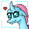Size: 100x100 | Tagged: safe, artist:mojo1985, imported from derpibooru, ocellus, changedling, changeling, school daze, bust, cute, diaocelles, gif, heart, non-animated gif, pixel art