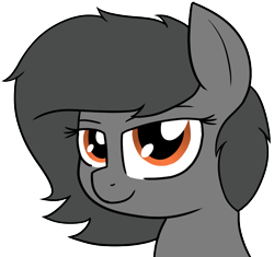 Size: 1617x1520 | Tagged: safe, artist:axlearts, imported from derpibooru, oc, oc only, oc:charcoal, pony, bedroom eyes, head only, simple background, solo, transparent background