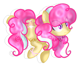 Size: 754x634 | Tagged: safe, artist:macaroonburst, imported from derpibooru, oc, oc only, oc:bubble pop, earth pony, pony, female, mare, simple background, solo, transparent background