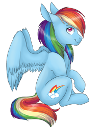 Size: 800x1000 | Tagged: safe, artist:fluffyrainbowsheep, imported from derpibooru, rainbow dash, pegasus, pony, female, solo