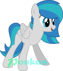 Size: 1283x1451 | Tagged: safe, artist:ponkus, imported from derpibooru, oc, oc only, oc:gusty gale, pegasus, pony, female, mare, simple background, solo, transparent background