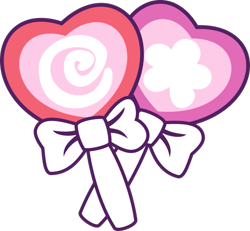 Size: 541x500 | Tagged: safe, artist:anscathmarcach, imported from derpibooru, all my heart, candy, cutie mark, cutie mark only, food, g3, heart, holiday, lollipop, no pony, simple background, solo, transparent background, valentine, valentine's day, vector