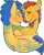 Size: 1102x1374 | Tagged: safe, artist:zihette, imported from derpibooru, flash sentry, sunburst, pegasus, pony, unicorn, duo, flashburst, gay, male, shipping, simple background, stallion, transparent background