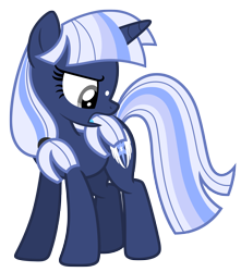 Size: 5561x6280 | Tagged: safe, artist:estories, imported from derpibooru, oc, oc only, oc:silverlay, original species, pony, unicorn, absurd resolution, female, mare, simple background, solo, transparent background, umbra pony, vector