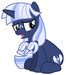 Size: 5265x5947 | Tagged: safe, artist:estories, imported from derpibooru, oc, oc only, oc:silverlay, original species, pony, unicorn, absurd resolution, female, mare, simple background, sitting, solo, transparent background, umbra pony, vector