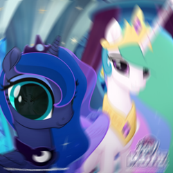 Size: 1200x1200 | Tagged: safe, edit, imported from derpibooru, princess celestia, princess luna, starlight glimmer, pony, unicorn, my little pony: the movie, boop, exploitable meme, glimmerposting, meme, not salmon, self-boop, she knows, wat, when you see it