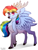 Size: 1824x2400 | Tagged: safe, artist:cottonponysfm, artist:tiz4905, artist:tizhonolulu, imported from derpibooru, rainbow dash, deer, deer pony, reindeer, colored sketch, deerified, female, reindeer dash, solo, species swap