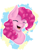 Size: 1024x1304 | Tagged: safe, artist:lilrandum, imported from derpibooru, pinkie pie, pony, bust, female, happy, portrait, solo