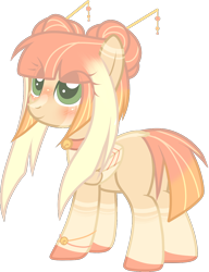 Size: 922x1203 | Tagged: safe, artist:mauuwde, imported from derpibooru, oc, oc only, oc:lyshuu, pegasus, pony, blushing, female, mare, simple background, solo, transparent background