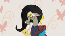 Size: 1280x720 | Tagged: safe, imported from derpibooru, screencap, discord, discordant harmony, alternate hairstyle, discord shy, male, solo