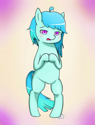 Size: 800x1050 | Tagged: safe, artist:zoxriver503, imported from derpibooru, oc, oc only, unnamed oc, earth pony, pony, bipedal, solo