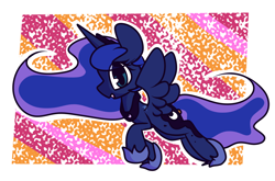 Size: 2210x1455 | Tagged: safe, artist:hedgehog-plant, imported from derpibooru, princess luna, female, solo