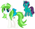 Size: 3927x3334 | Tagged: safe, artist:minty root, artist:stormdraws, imported from derpibooru, oc, oc only, oc:corpulent brony, oc:minty root, unicorn, bow, bowtie, corpumint, excited, female, male, oc x oc, shipping, straight, vector