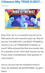 Size: 717x1154 | Tagged: safe, imported from derpibooru, trixie, equestria daily, best pony, sethisto