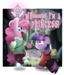 Size: 2793x3300 | Tagged: safe, artist:bubbly-storm, imported from derpibooru, pinkie pie, twilight sparkle, crossover, marco diaz, star butterfly, star vs the forces of evil