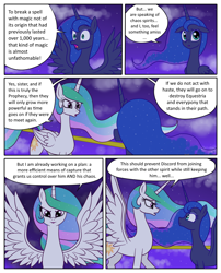 Size: 1250x1550 | Tagged: safe, artist:leffenkitty, imported from derpibooru, princess celestia, princess luna, pony, comic:prospect of tranquility, comic