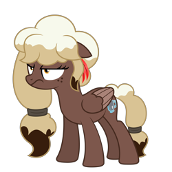 Size: 9504x9504 | Tagged: safe, artist:besttubahorse, imported from derpibooru, oc, oc only, oc:sweet mocha, pegasus, pony, absurd resolution, female, freckles, frown, grumpy, simple background, solo, transparent background, vector