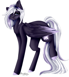 Size: 766x852 | Tagged: safe, artist:ohflaming-rainbow, imported from derpibooru, oc, oc only, oc:bianna, pegasus, pony, colored wings, female, mare, multicolored wings, simple background, solo, transparent background