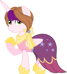 Size: 1024x1130 | Tagged: safe, artist:lunarcombustion, imported from derpibooru, oc, oc only, alicorn, pony, clothes, dress, female, gala dress, mare, simple background, solo, transparent background