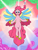 Size: 1200x1600 | Tagged: safe, artist:pony quarantine, imported from derpibooru, pinkie pie, alicorn, pony, alicornified, balloon, balloon wings, female, pinkiecorn, race swap, solo, spread wings, this will end in a party, wings, xk-class end-of-the-world scenario