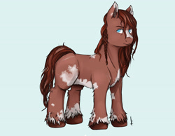 Size: 4500x3500 | Tagged: safe, artist:xope, imported from derpibooru, oc, oc only, oc:no name, earth pony, pony, digital art, female, simple background, solo