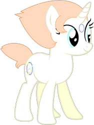 Size: 1024x1363 | Tagged: safe, artist:ra1nb0wk1tty, imported from derpibooru, gem pony, pony, unicorn, gem, gem (race), pearl, pearl (steven universe), ponified, simple background, solo, spear, steven universe, transparent background, weapon