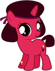Size: 1024x1305 | Tagged: safe, artist:ra1nb0wk1tty, imported from derpibooru, gem pony, pony, unicorn, gauntlet, gem, gem (race), ponified, ruby, ruby (steven universe), simple background, solo, steven universe, transparent background